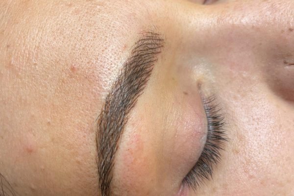 Hair strokes y shading técnica combinada
